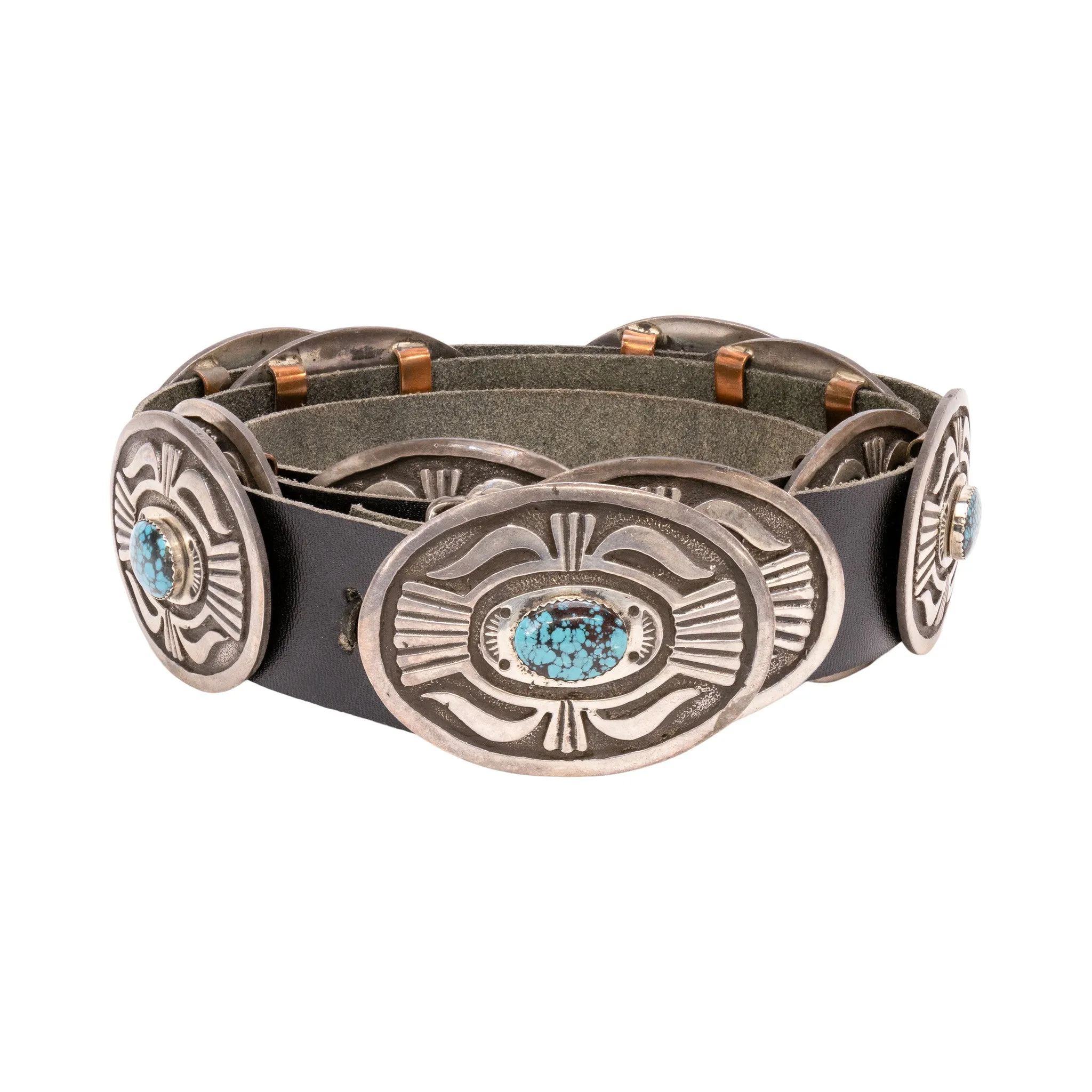 Navajo Turquoise Concho Belt