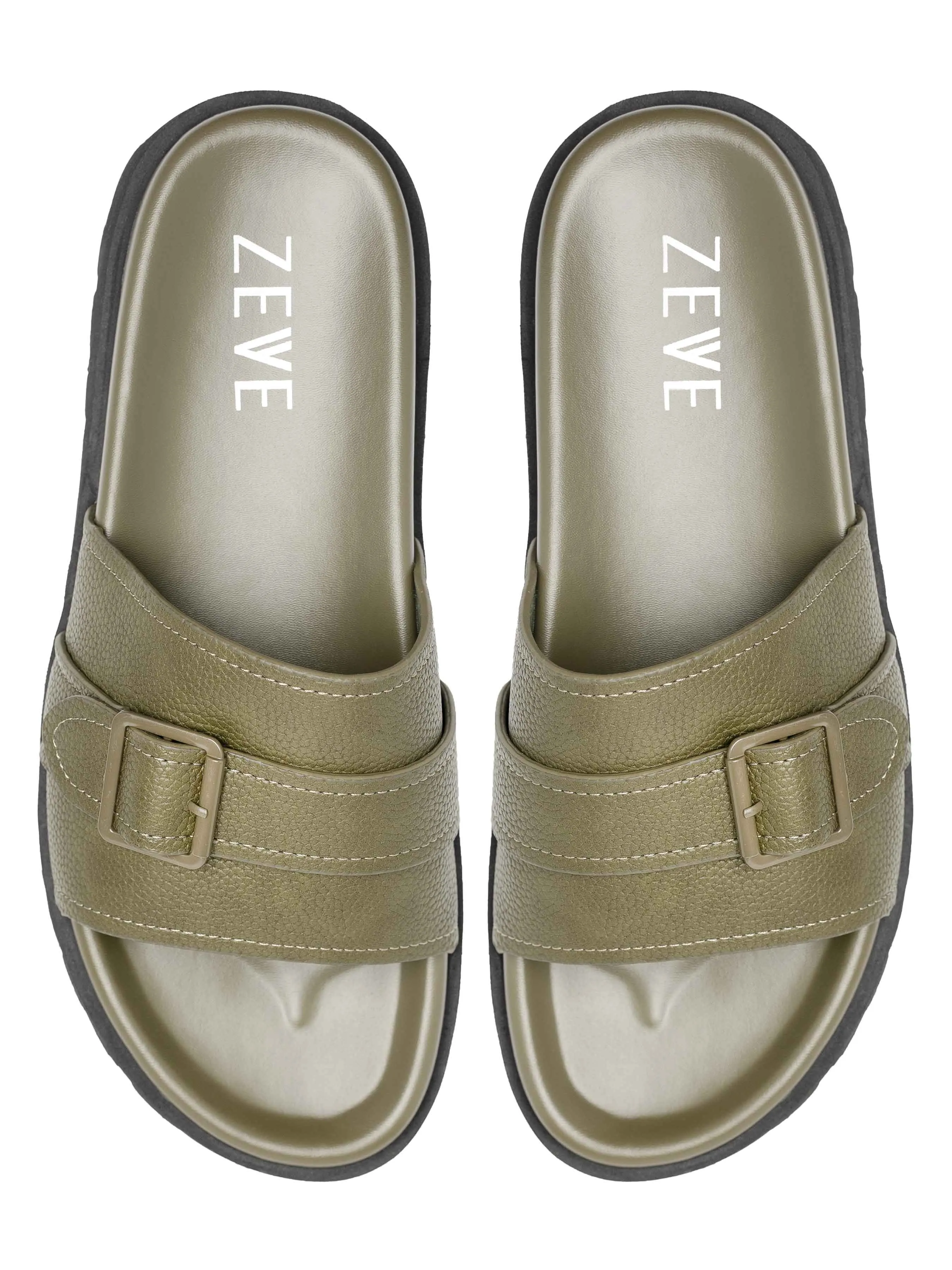 Nevyl Sandal - Olive Green (Eva Combat)