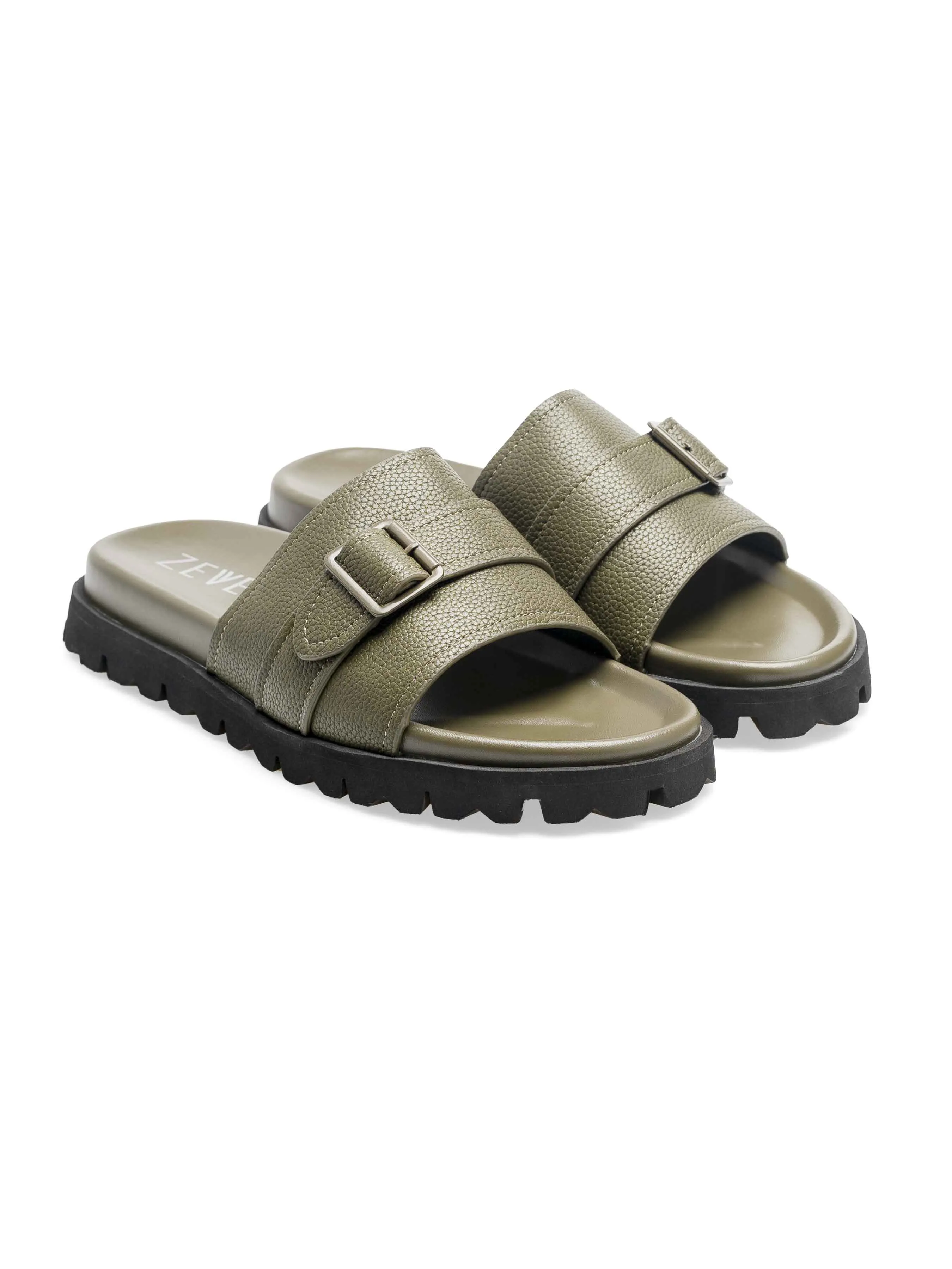 Nevyl Sandal - Olive Green (Eva Combat)
