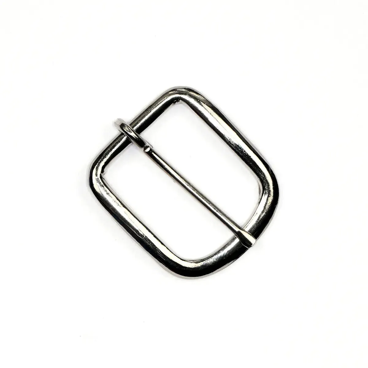 Nickel Steel Heel Bar Buckle 1 Inch