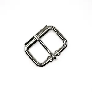 Nickel Steel Roller Buckle 1 1/2 Inch