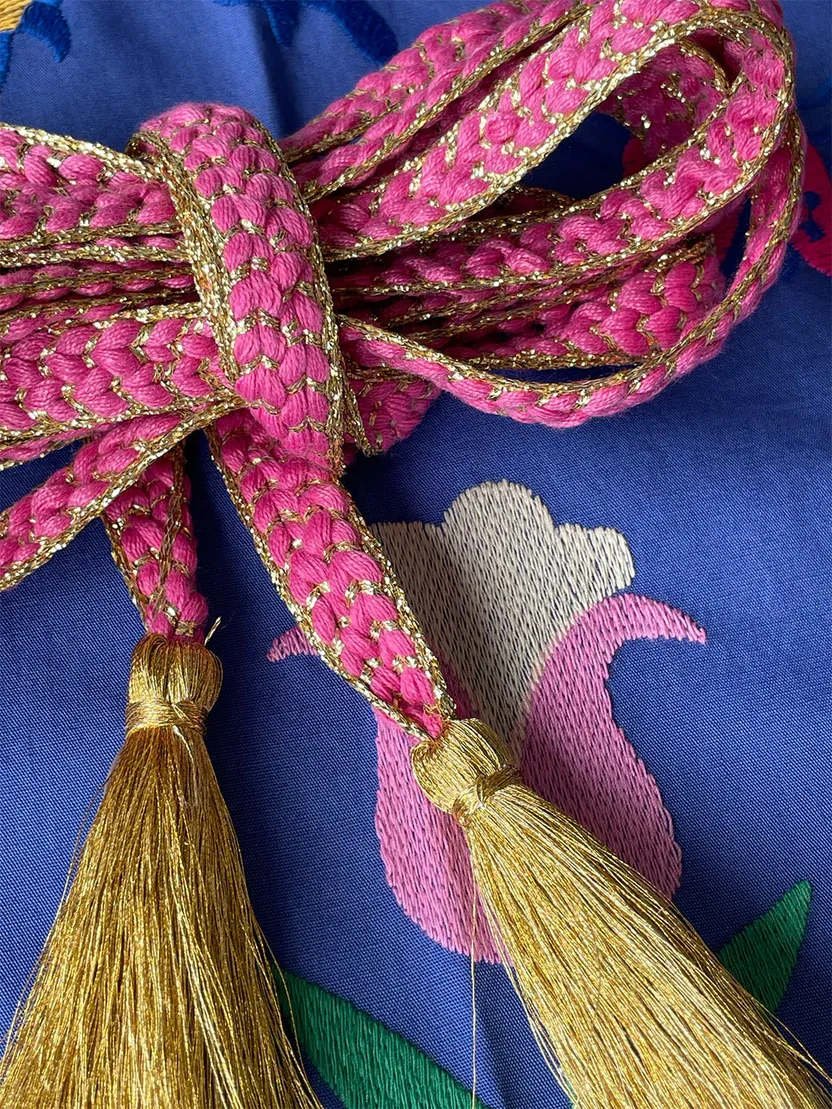 NM - Wrap Belt | Pink/Gold