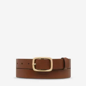 Nobody's Fault Belt - Tan/Gold