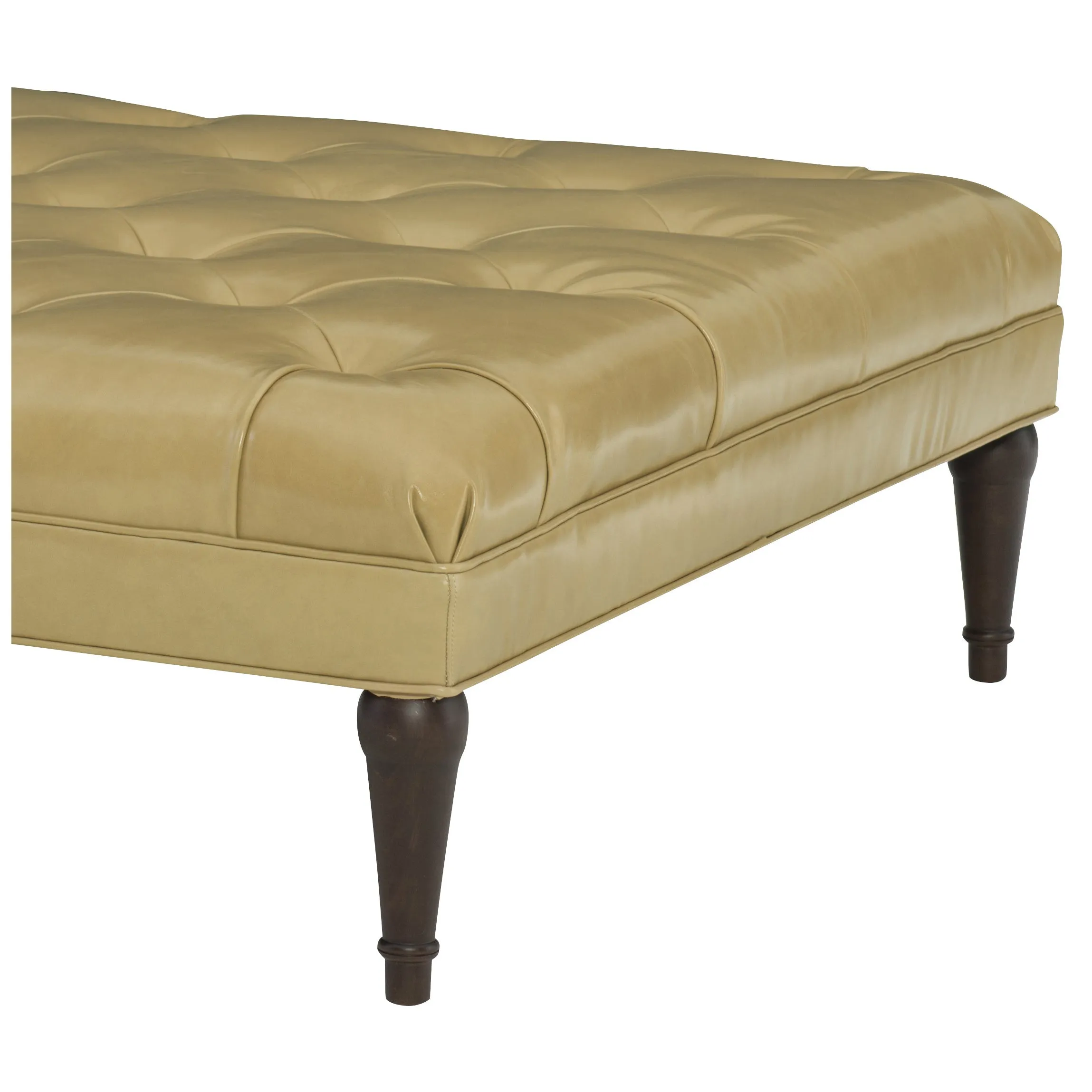 Olson Leather Ottoman