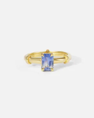 Orion Solitaire Blue Sapphire Ring