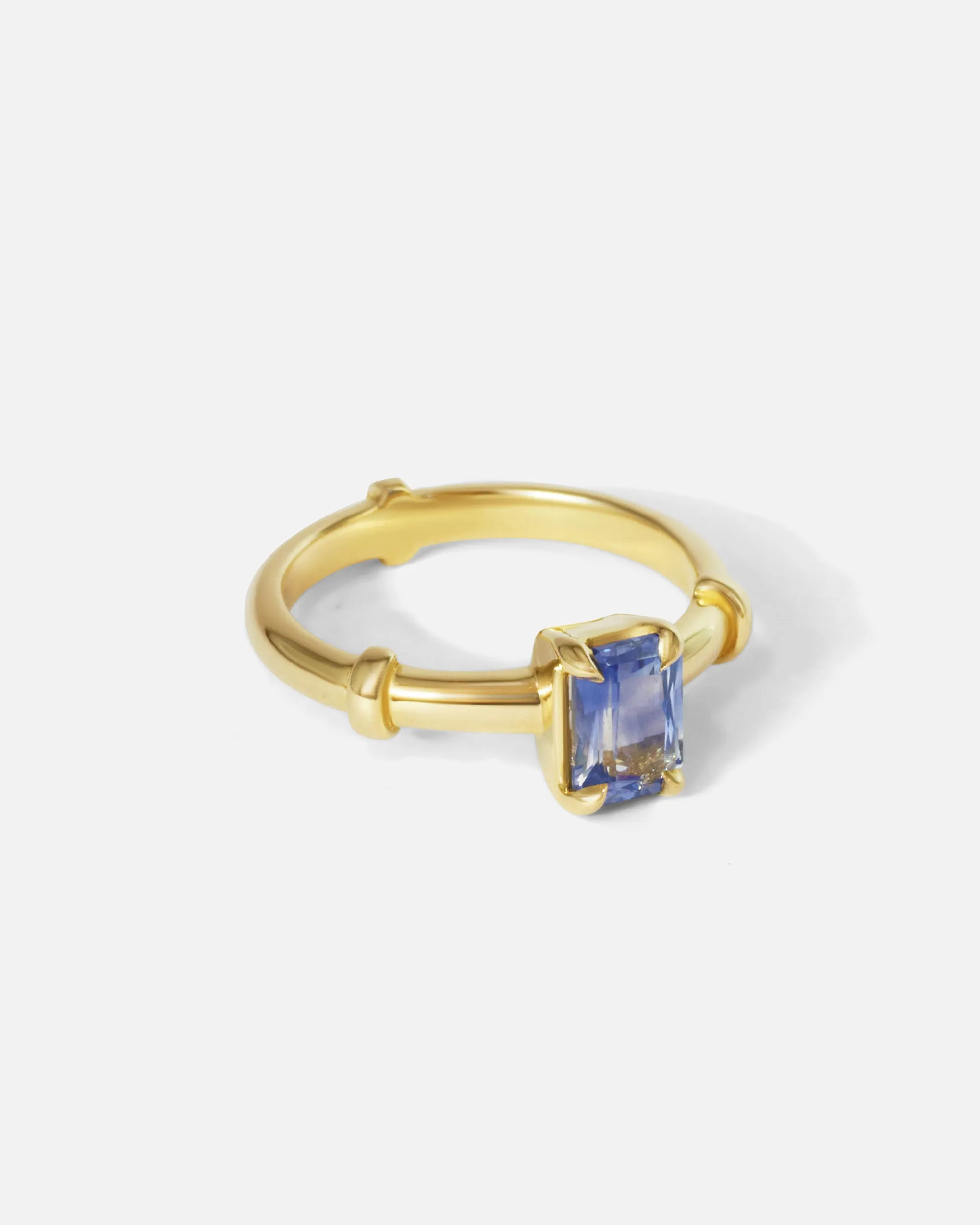 Orion Solitaire Blue Sapphire Ring