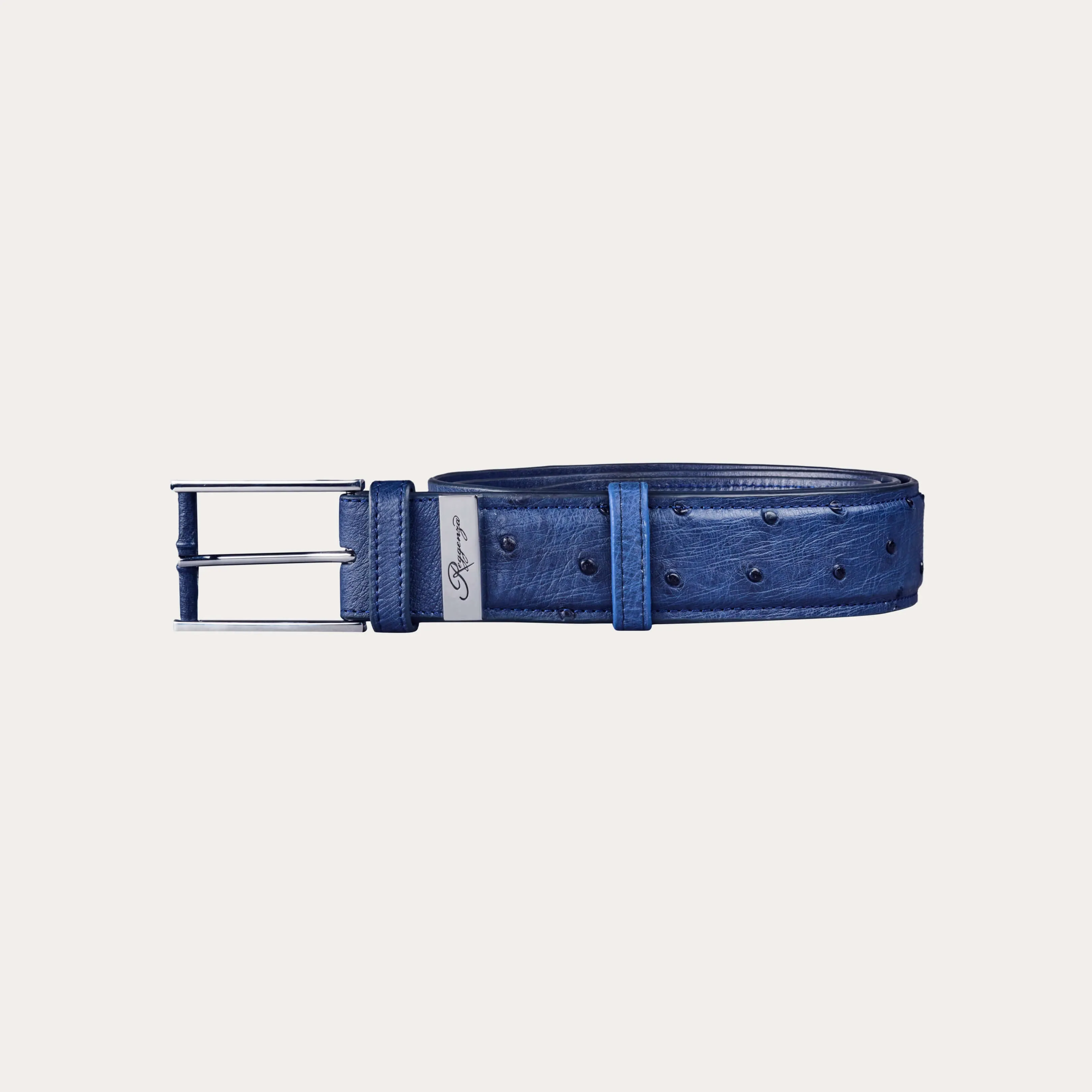 Ostrich Leather Belt
