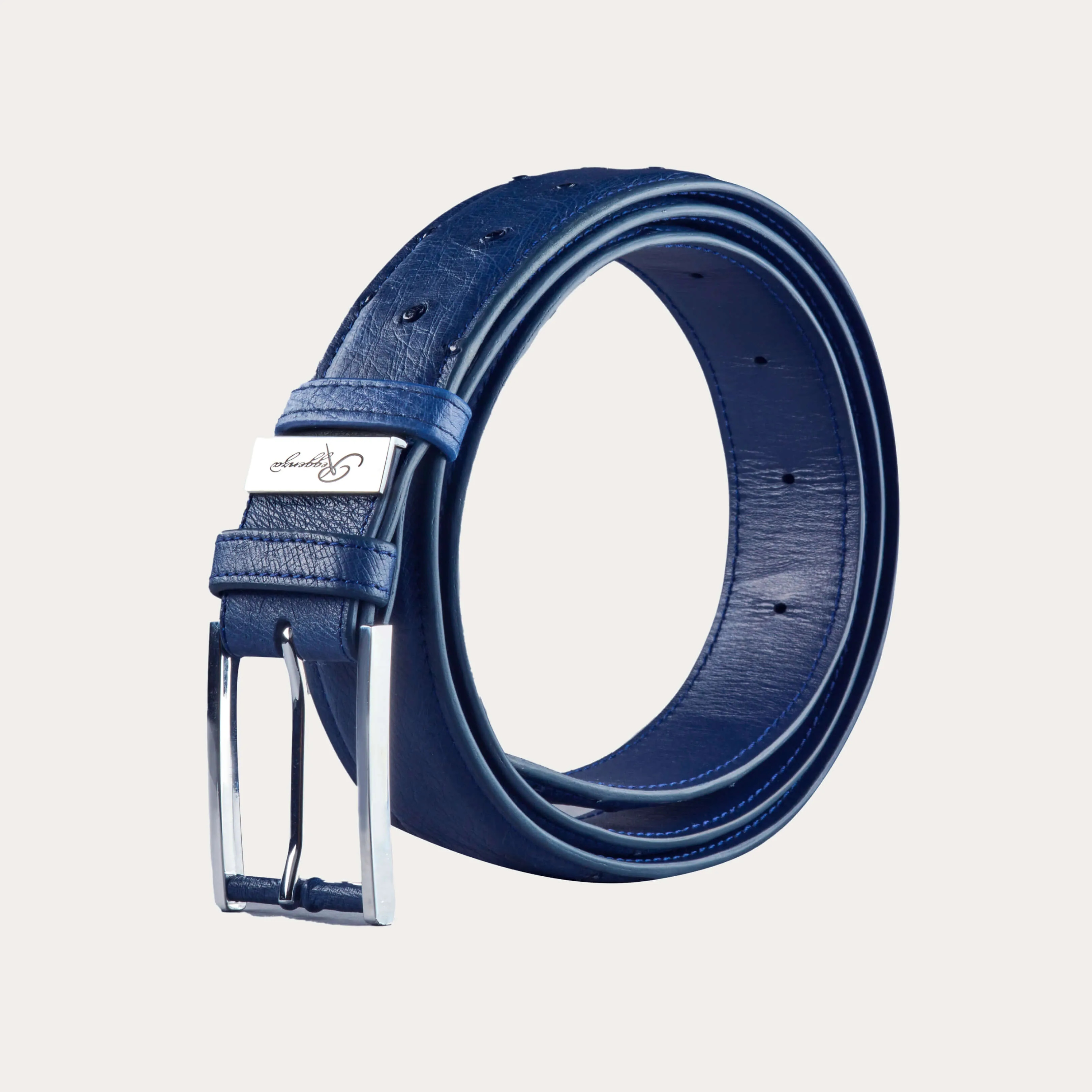 Ostrich Leather Belt