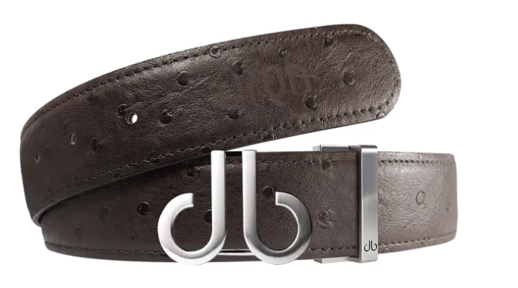Ostrich Leather Belts