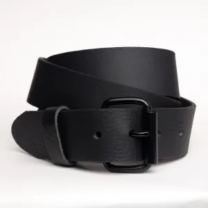 OTB-213  1 1/2" Oil Tanned Belt w/ Black Buckle