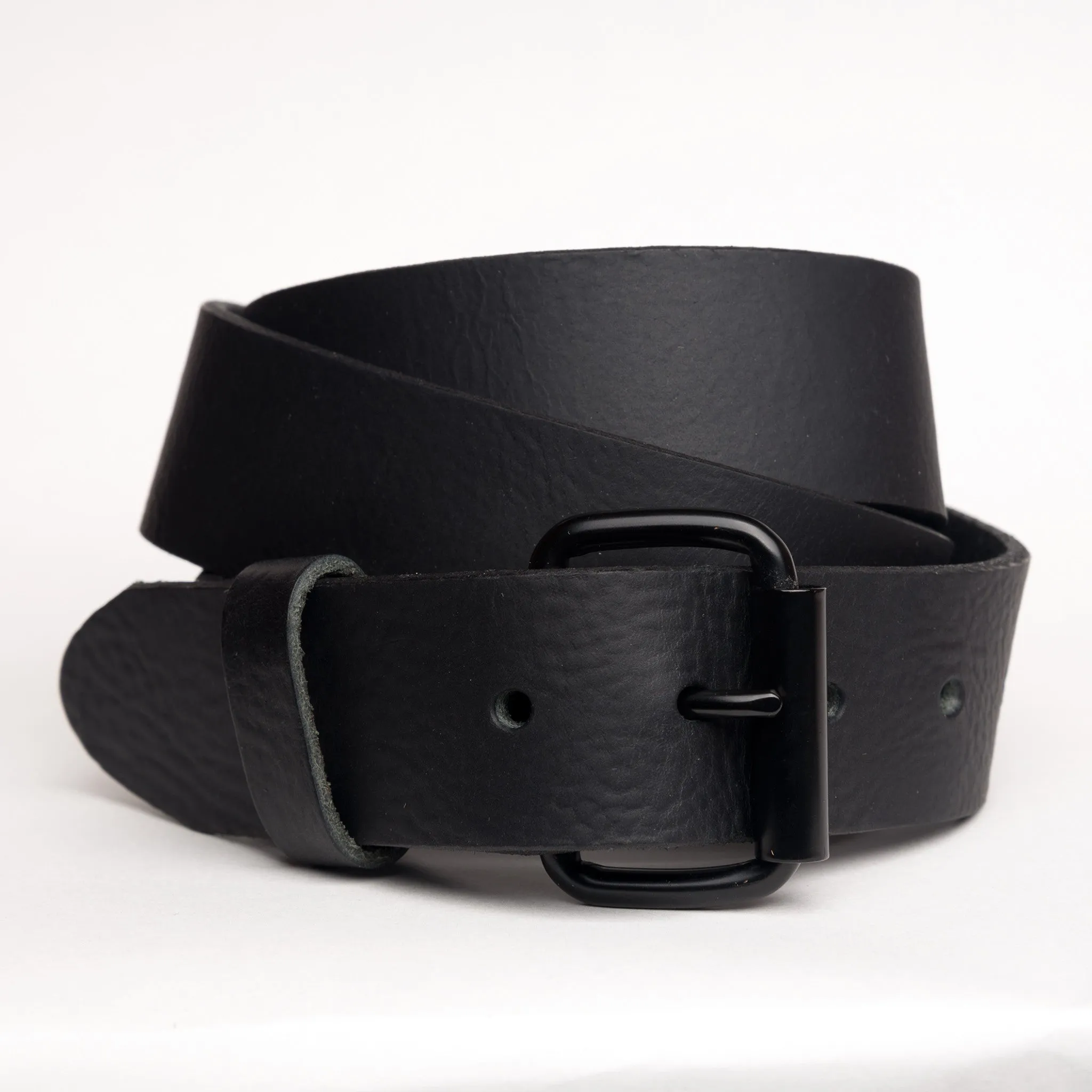 OTB-213  1 1/2" Oil Tanned Belt w/ Black Buckle
