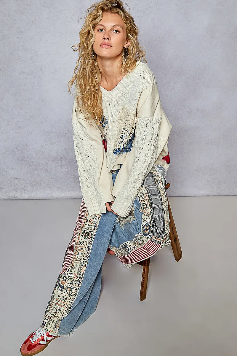 Patchwork Jeans - GWP35