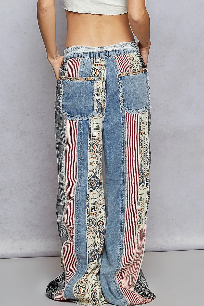 Patchwork Jeans - GWP35