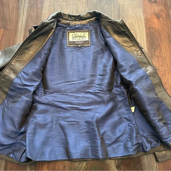 Pelle Studio Genuine Leather Jacket with Fitted Shape