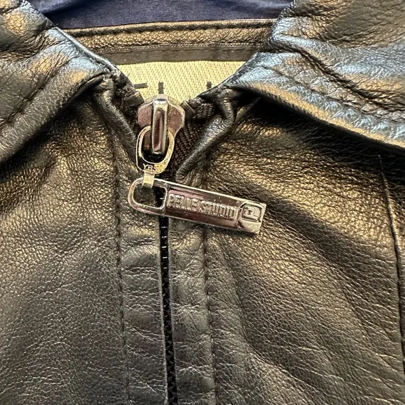 Pelle Studio Genuine Leather Jacket with Fitted Shape