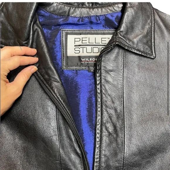 Pelle Studio Genuine Leather Jacket with Fitted Shape