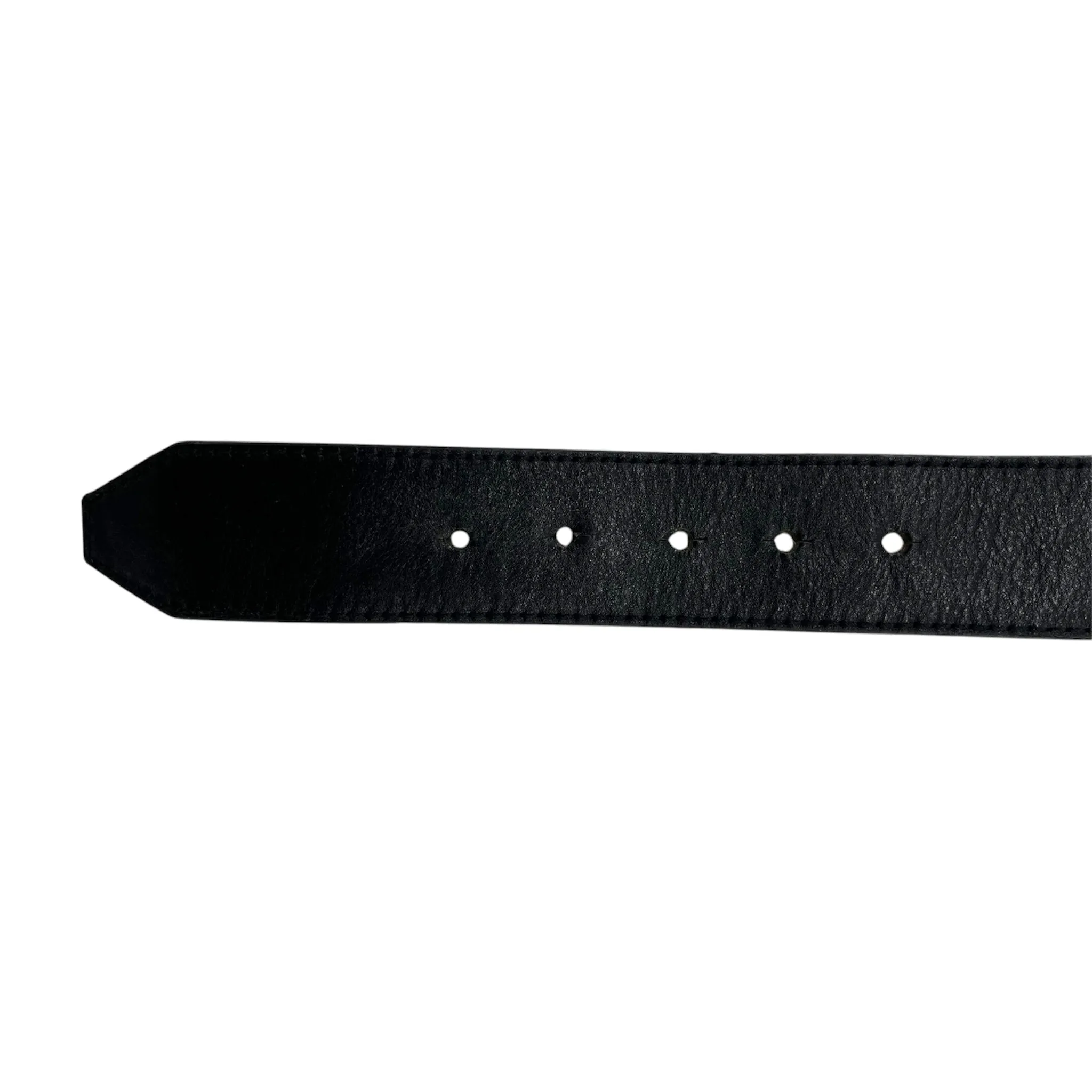Phillip Lim 3.1 2000's Bold Black Leather Bow Belt