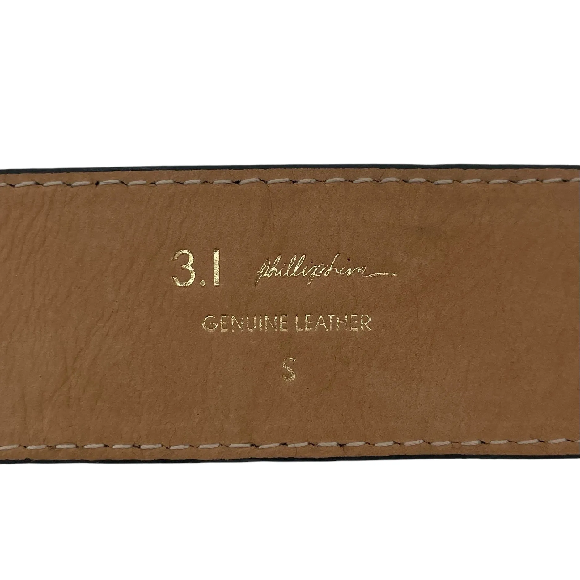 Phillip Lim 3.1 2000's Bold Black Leather Bow Belt