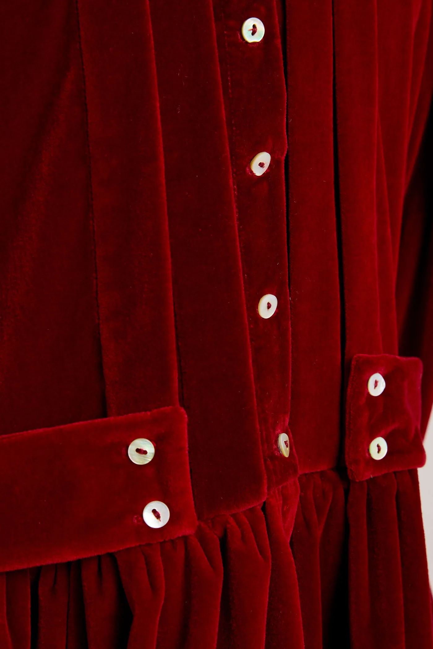 Piano Dress Red Velvet