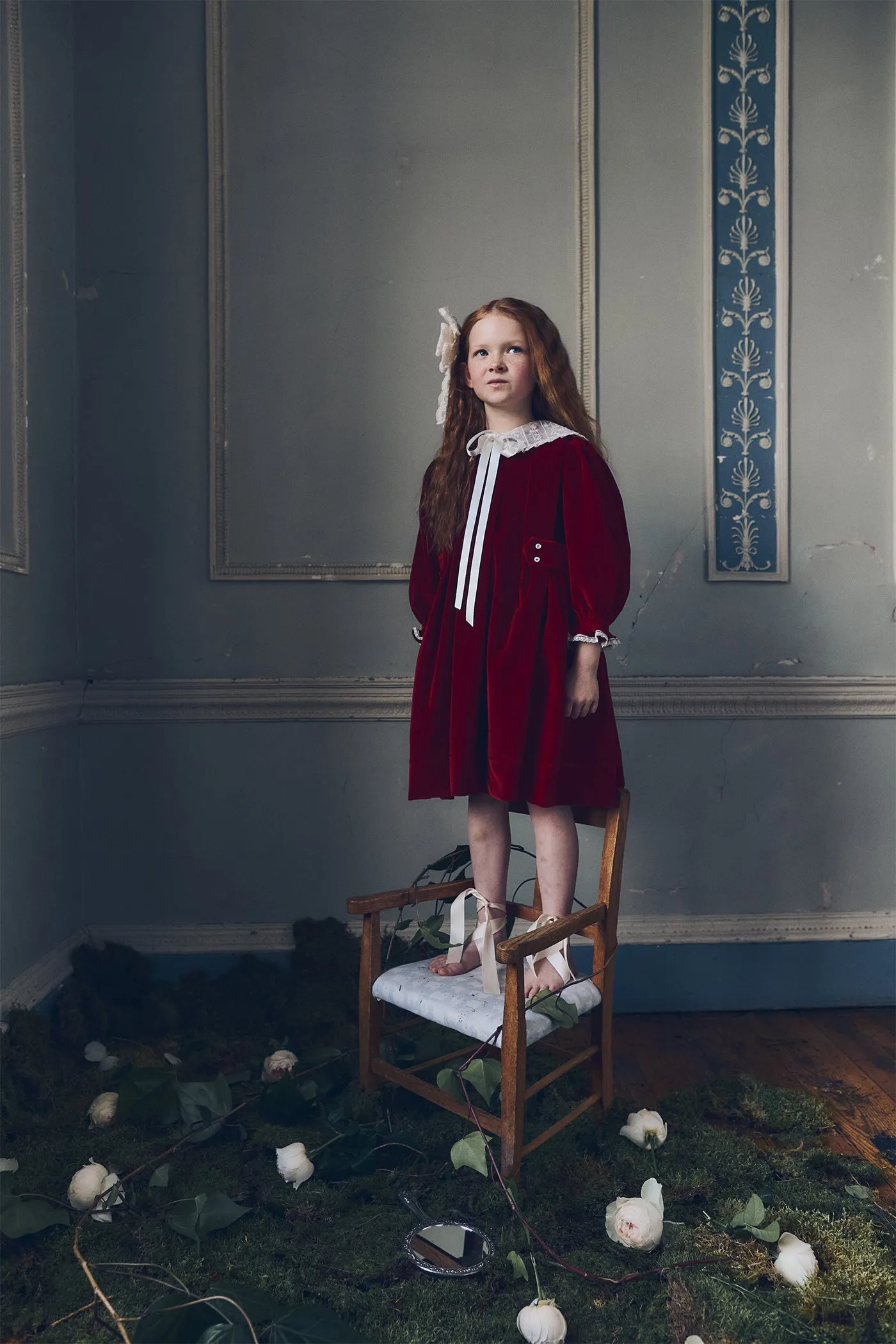 Piano Dress Red Velvet