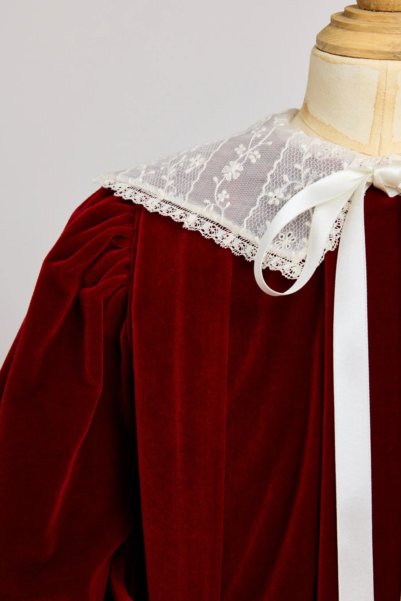Piano Dress Red Velvet