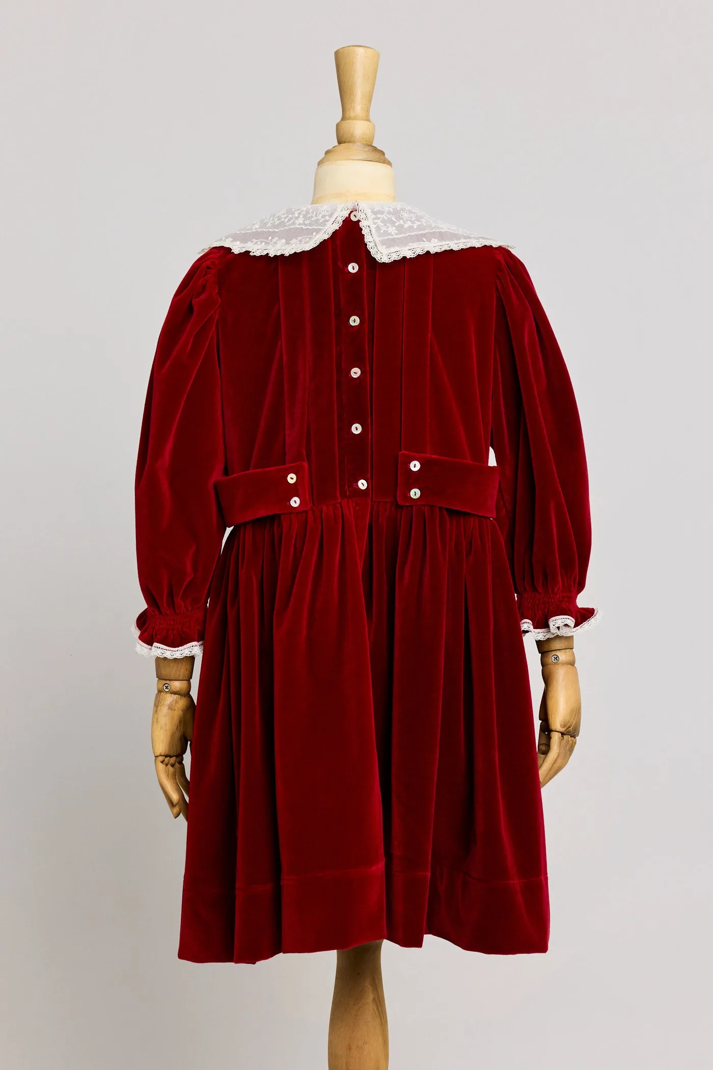 Piano Dress Red Velvet