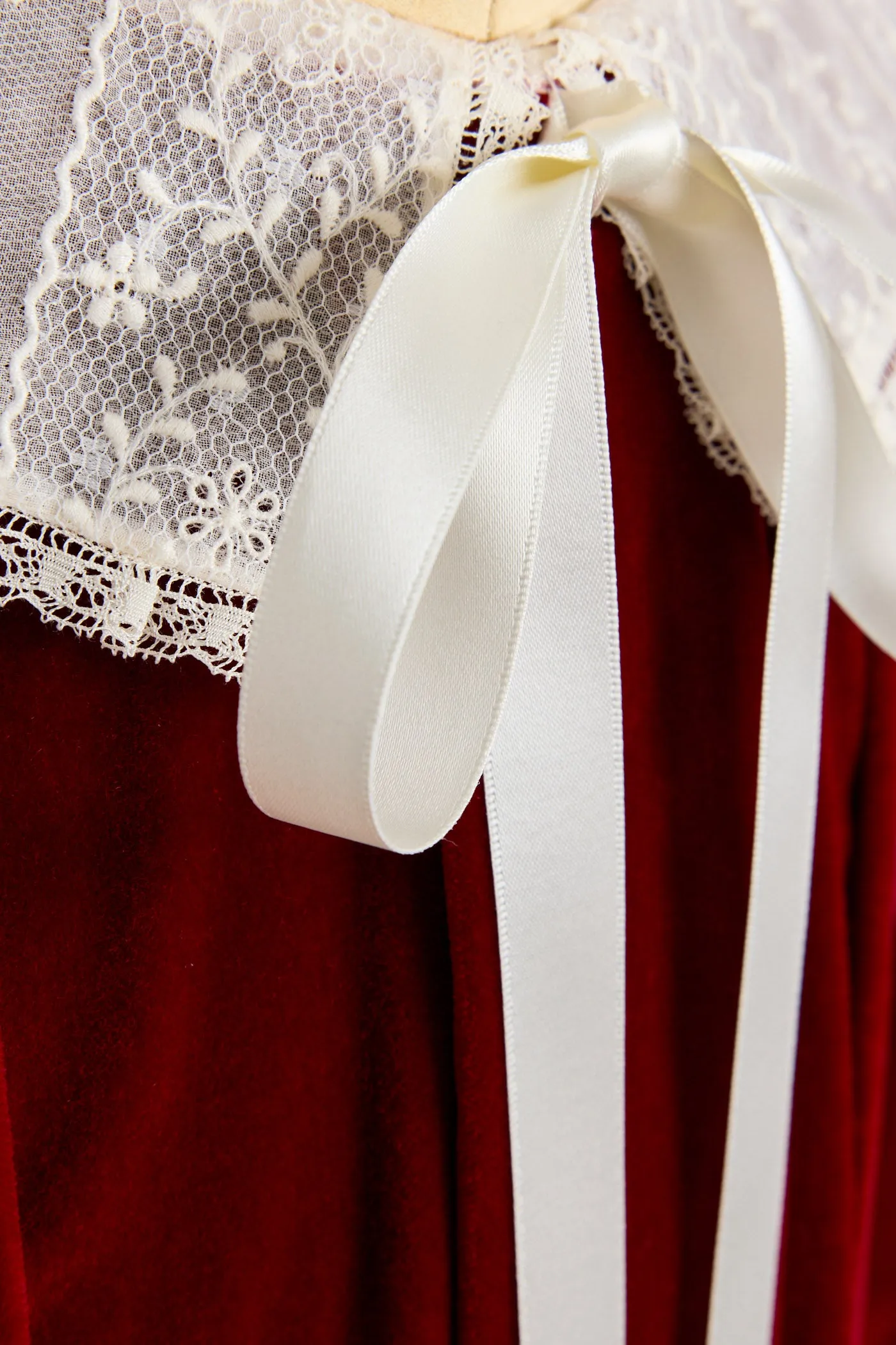 Piano Dress Red Velvet