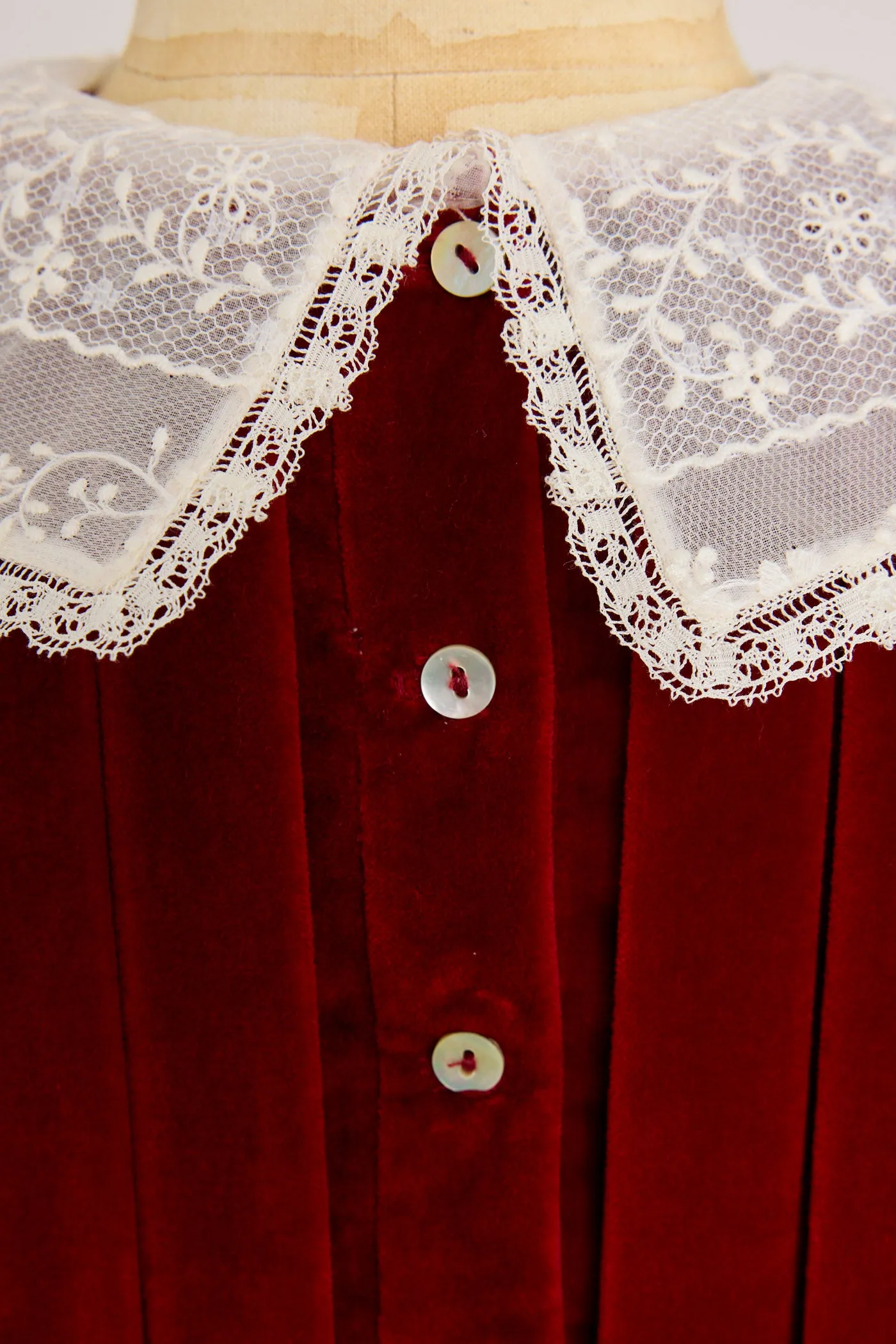 Piano Dress Red Velvet