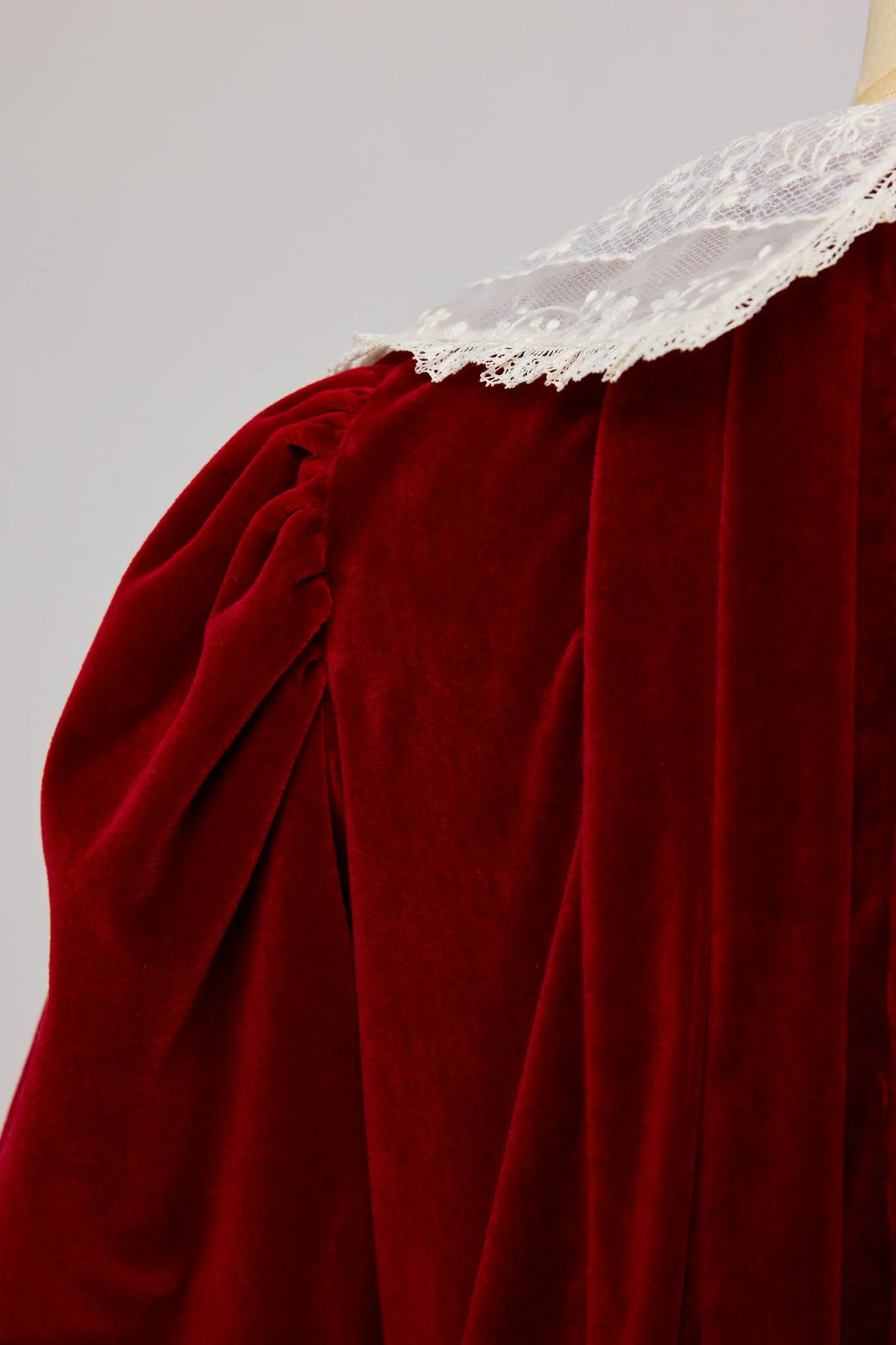 Piano Dress Red Velvet