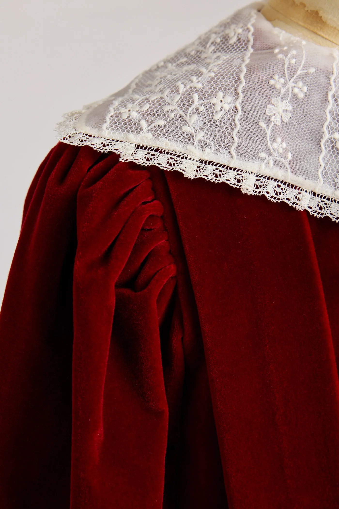 Piano Dress Red Velvet