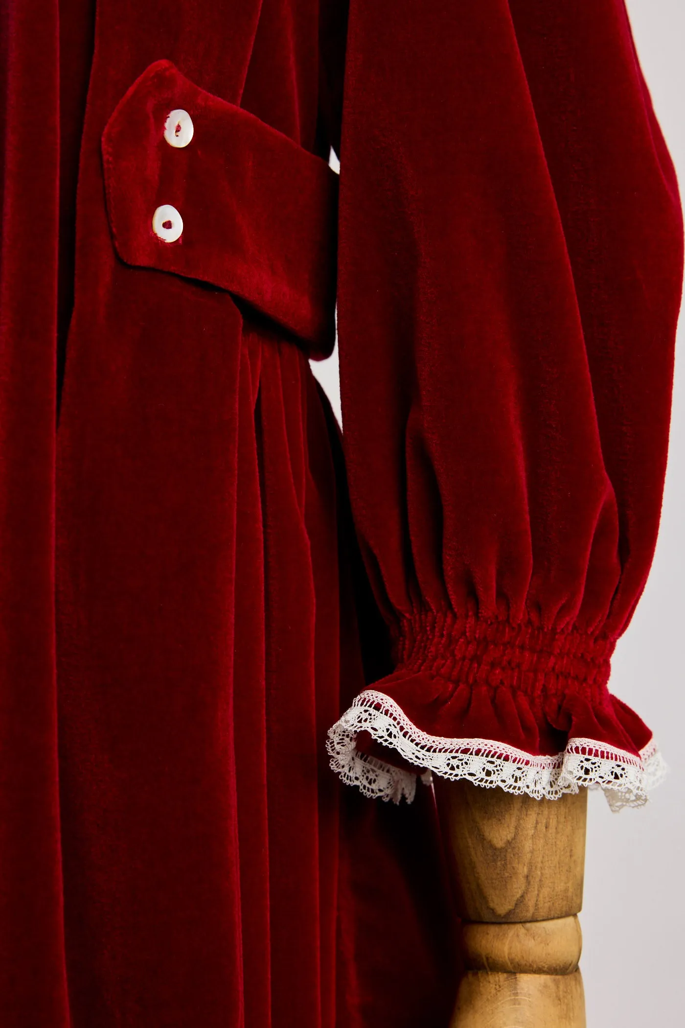Piano Dress Red Velvet