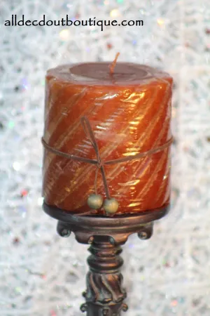Pillar Candle | Cinnamon Bark Decorative Scented Candle