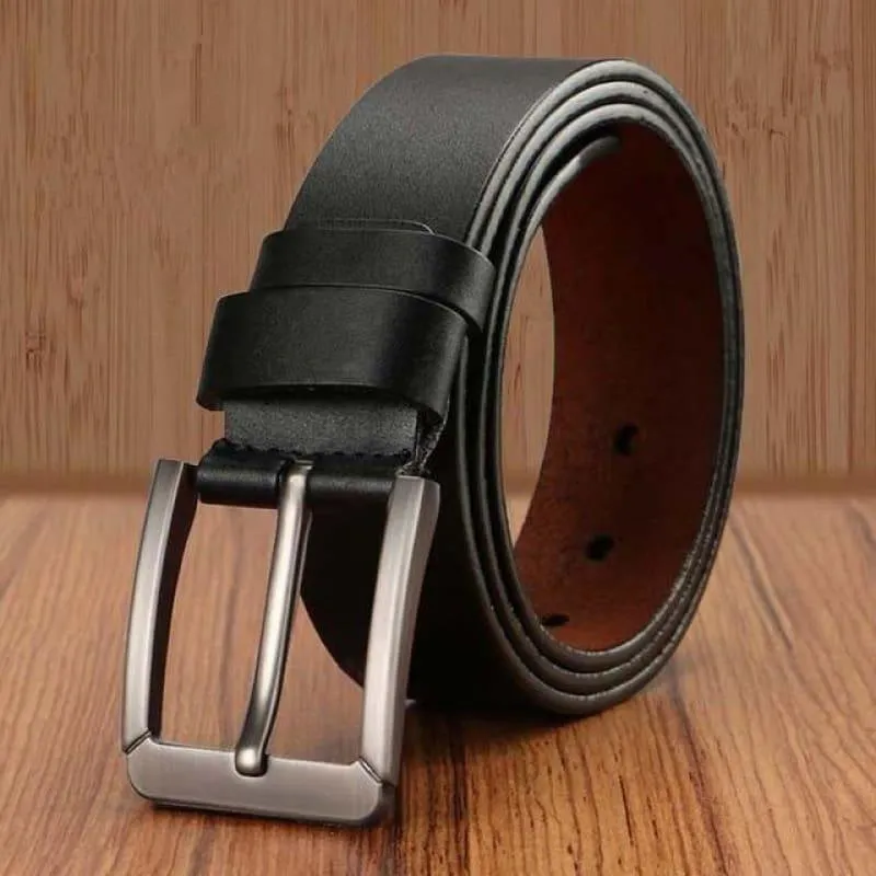 Pin Buckle Genuine Leather Luxury Strap Vintage Male Belts