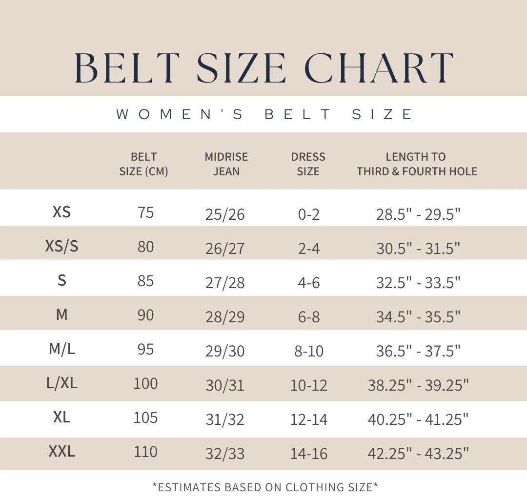 Pip | Vintage Full-Grain Leather Belt For Women GRAY