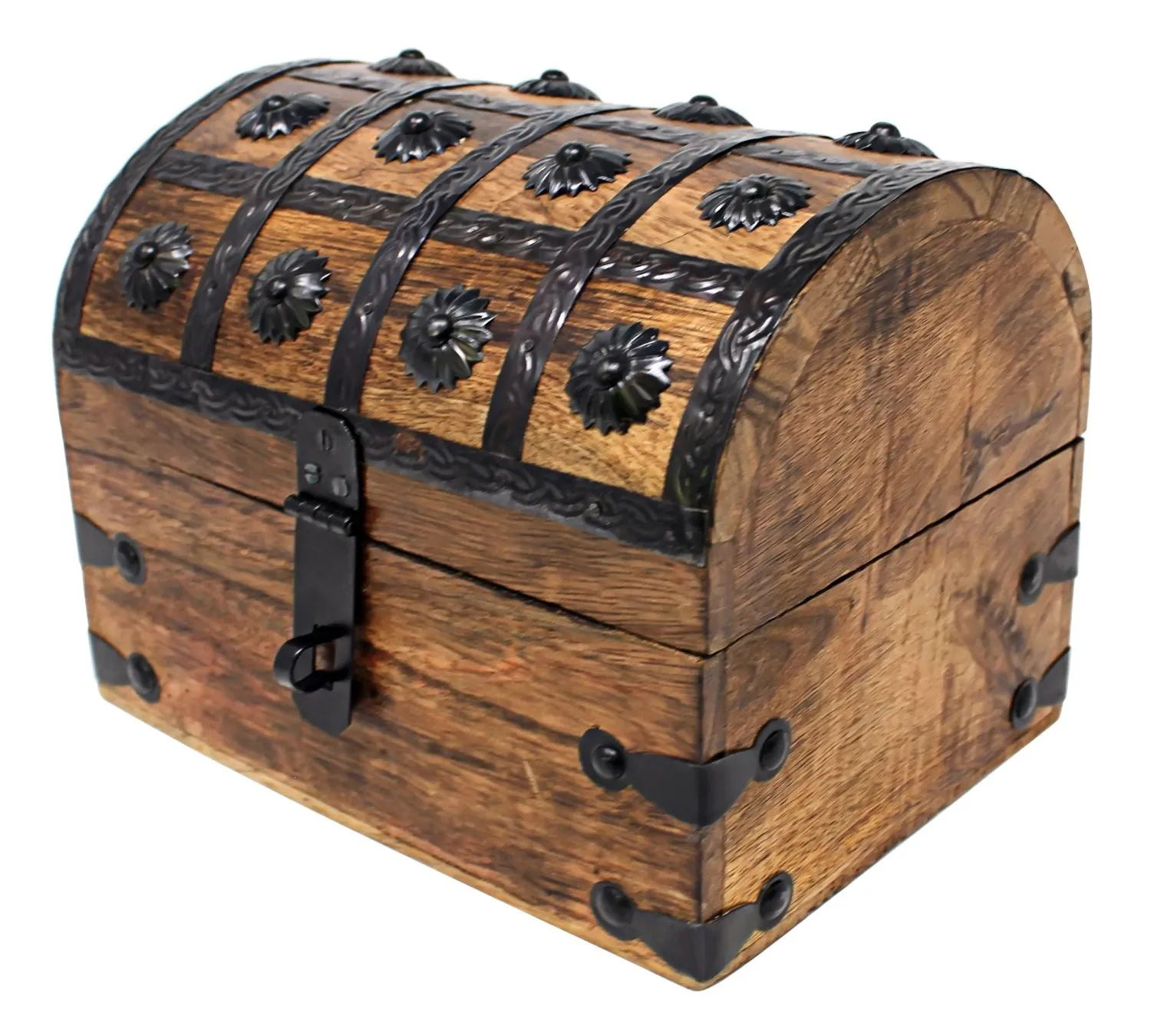 Pirate Treasure Chest with Gold Coins/Gems and Pirate Map