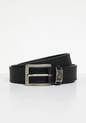 Polo Jayden Leather Belt  Black