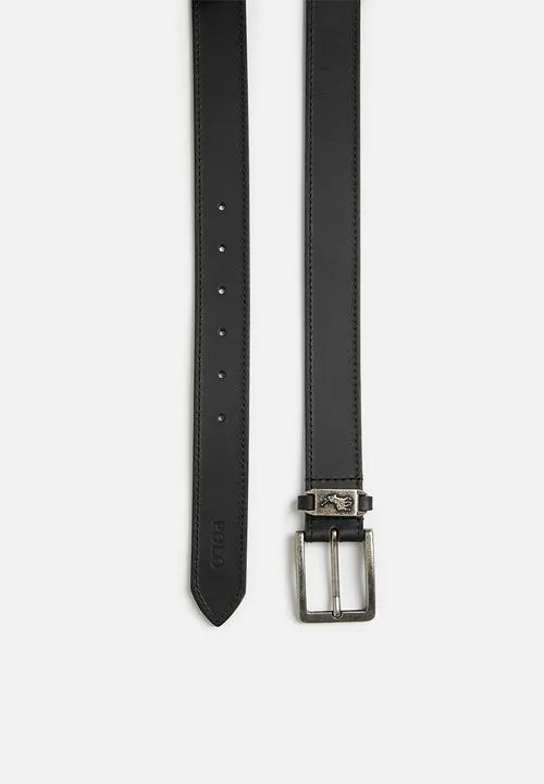 Polo Jayden Leather Belt  Black