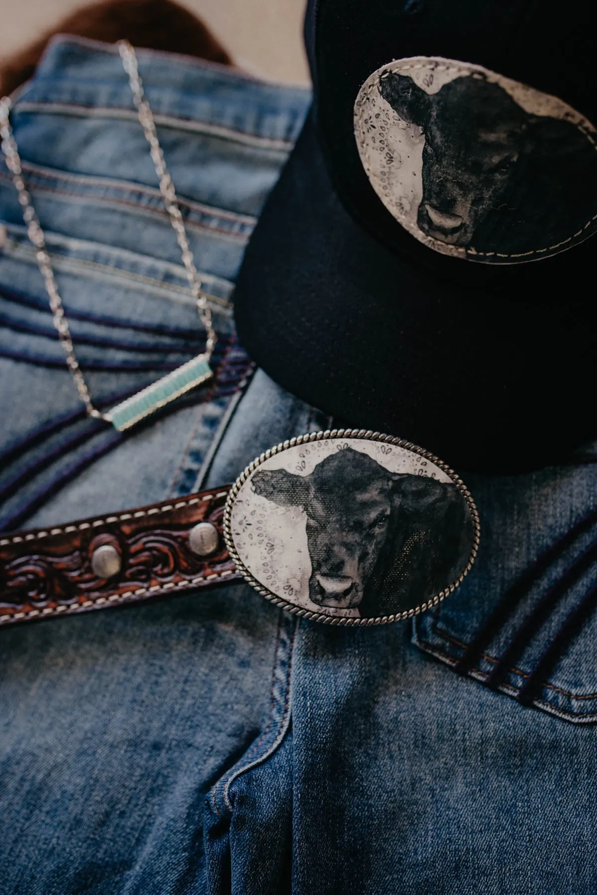 Printed Western Belt Buckles