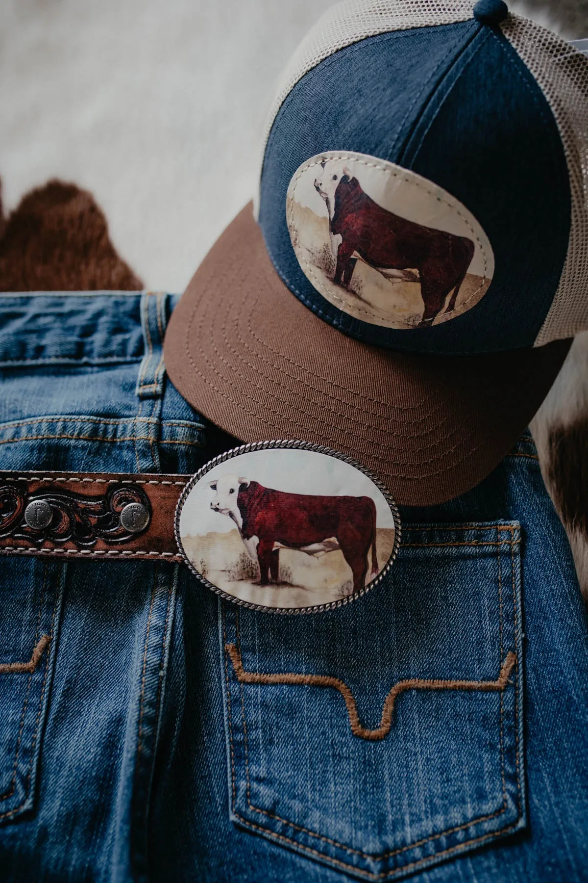 Printed Western Belt Buckles