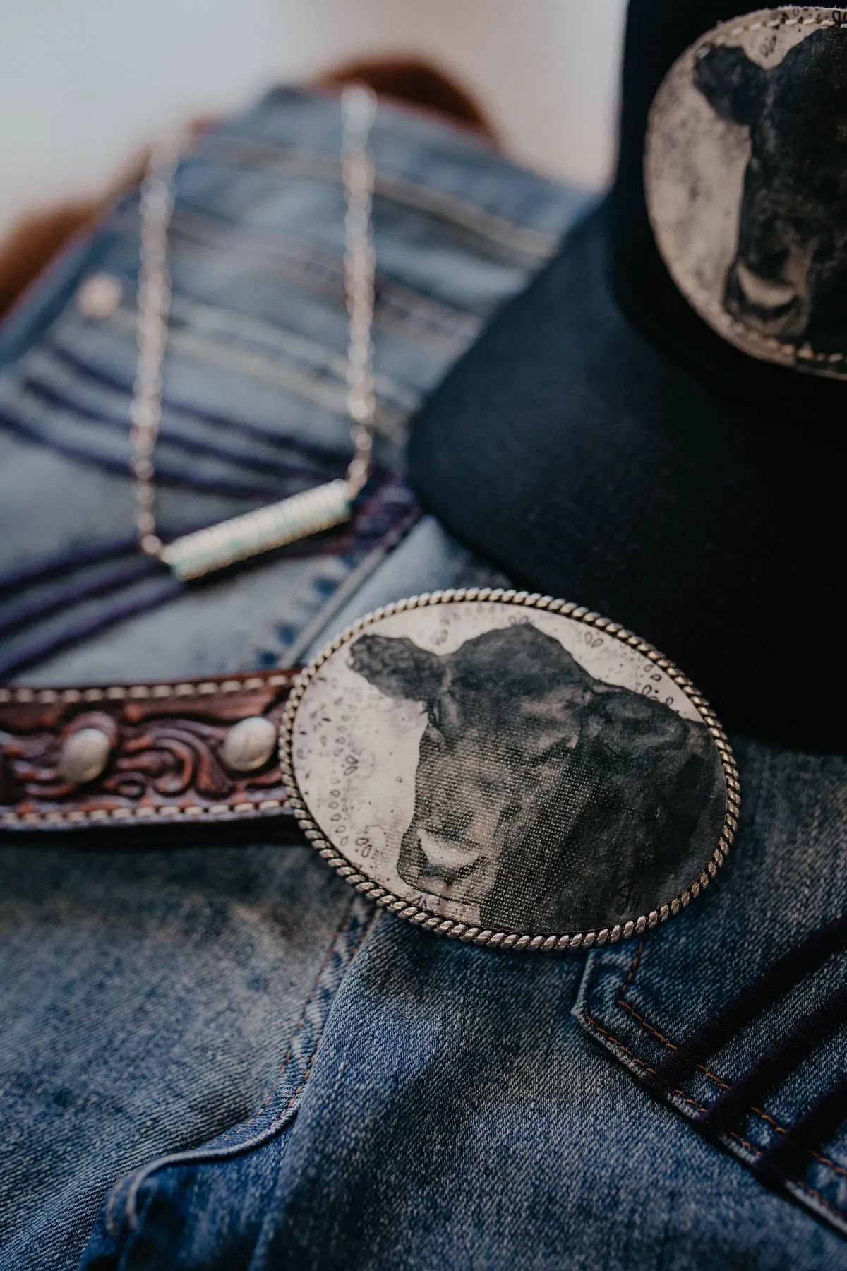 Printed Western Belt Buckles