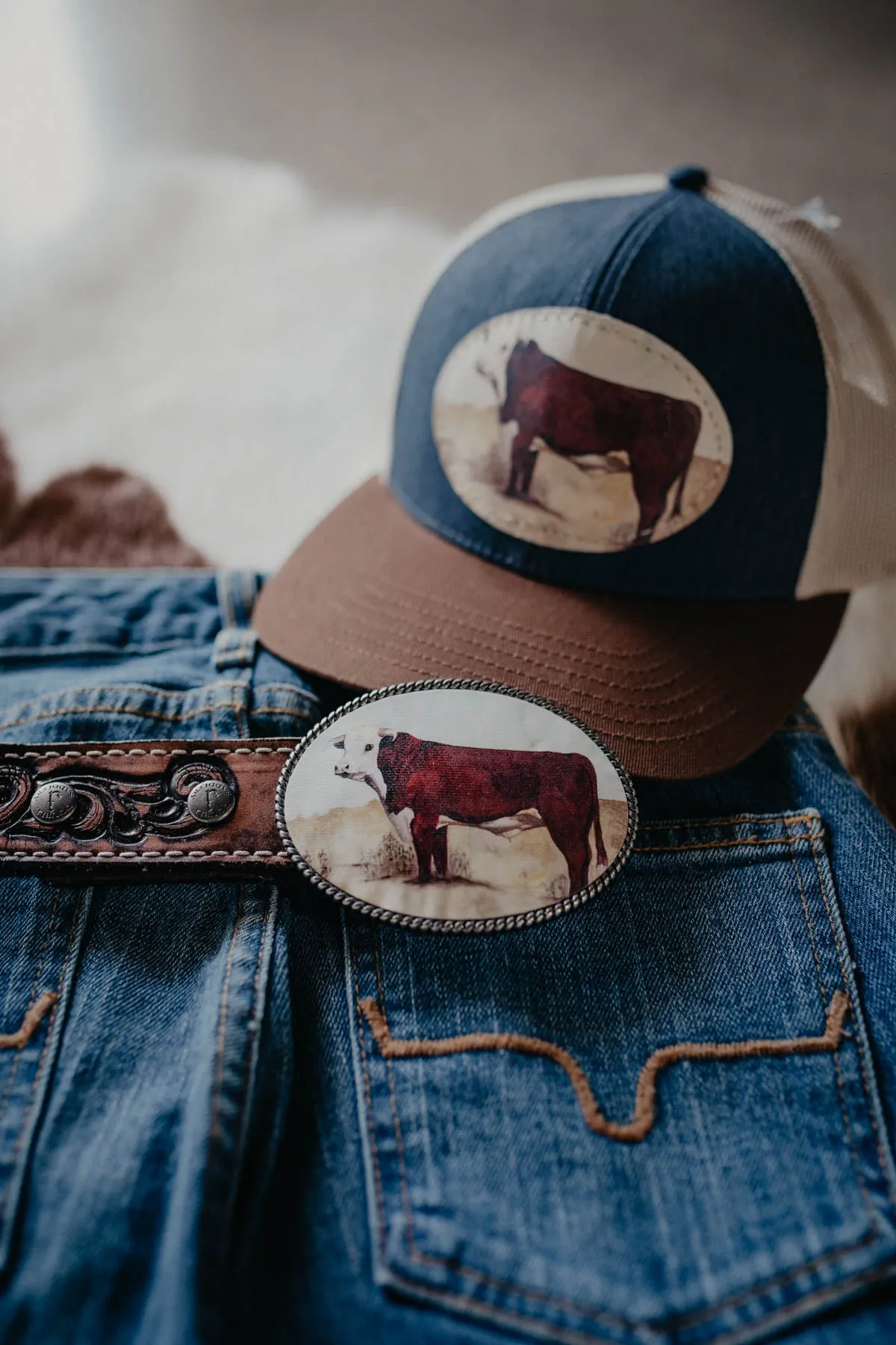 Printed Western Belt Buckles