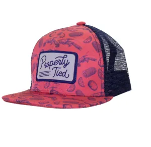 Properly Tied Boys Sportsman Trucker Hat Crawfish Boil