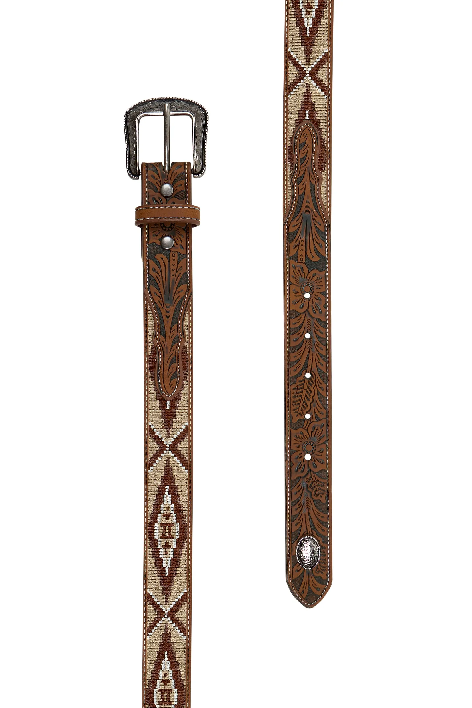 Pure Western Kids Lando Belt - Tan