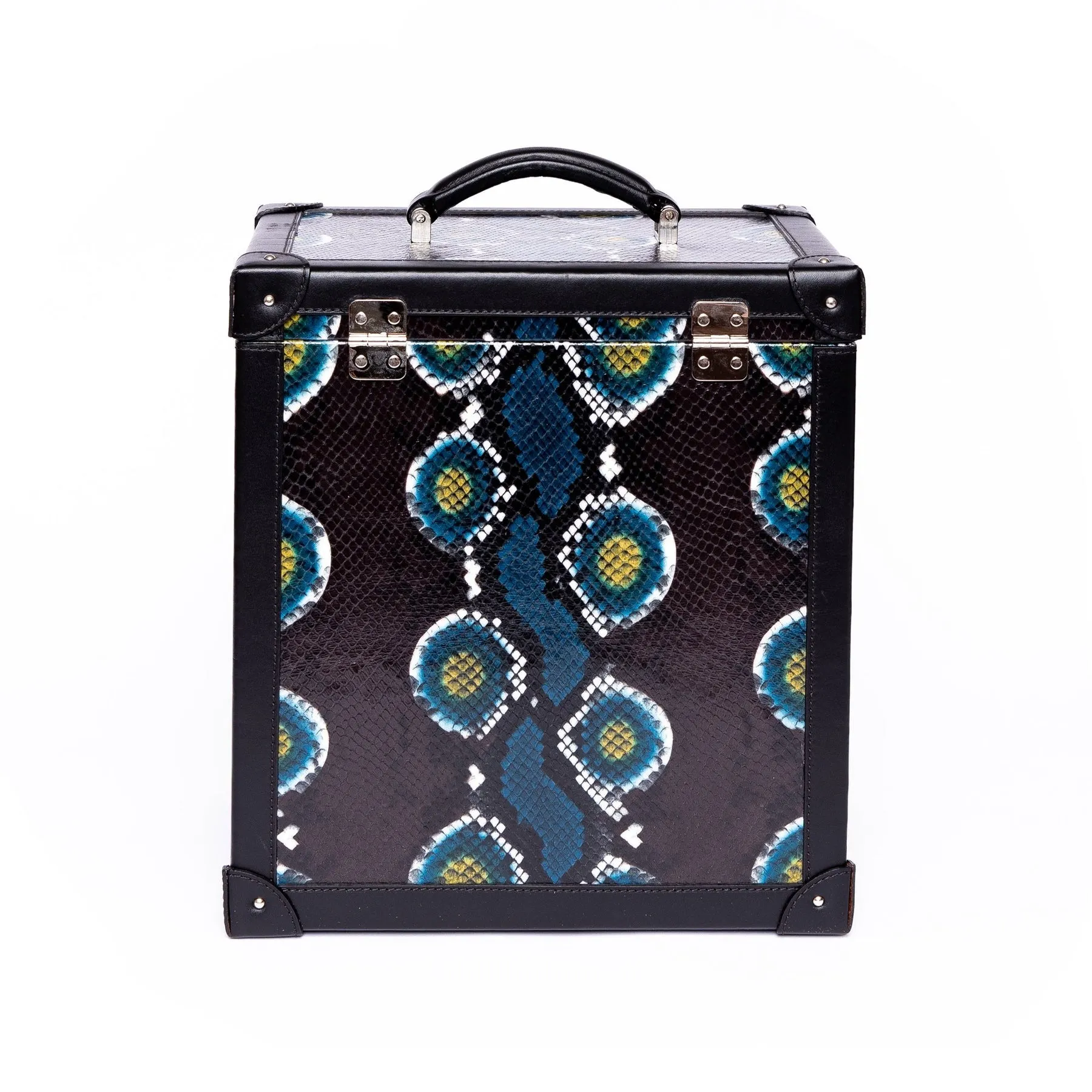 Rapport - Amour Deluxe Jewelry Trunk in Blue Leather | J155