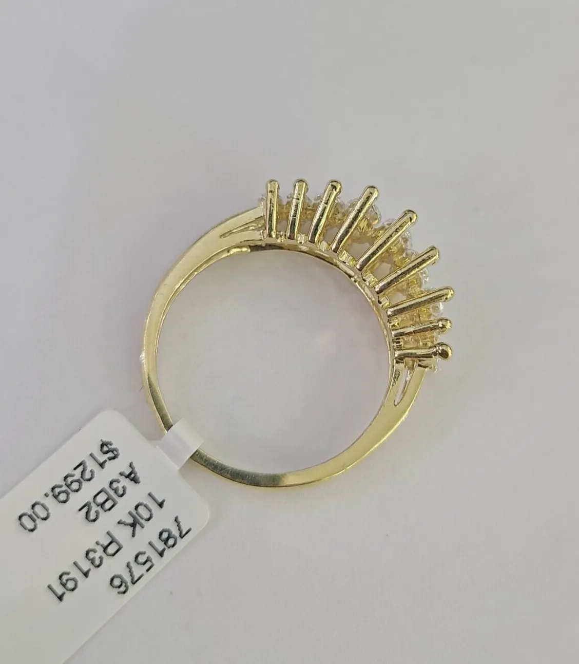 Real 10k Yellow Gold Ring Wedding Engagement Casual 10Kt Genuine