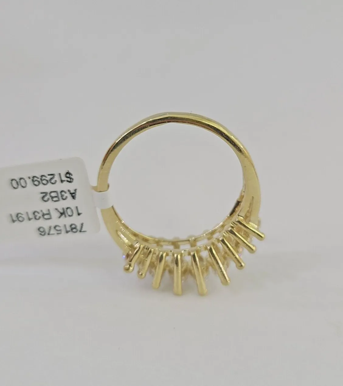 Real 10k Yellow Gold Ring Wedding Engagement Casual 10Kt Genuine
