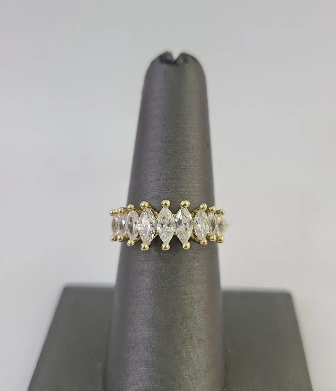 Real 10k Yellow Gold Ring Wedding Engagement Casual 10Kt Genuine