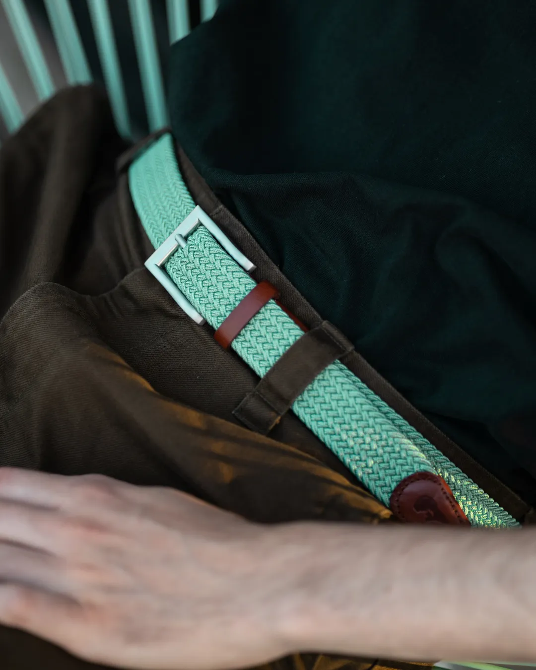 Recycled Elastic Woven Belt Roy