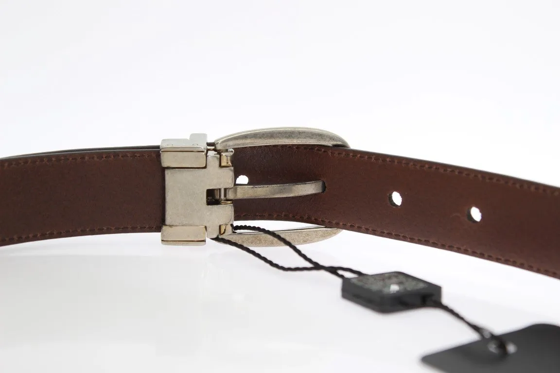 Red Leather Gold Buckle Belt