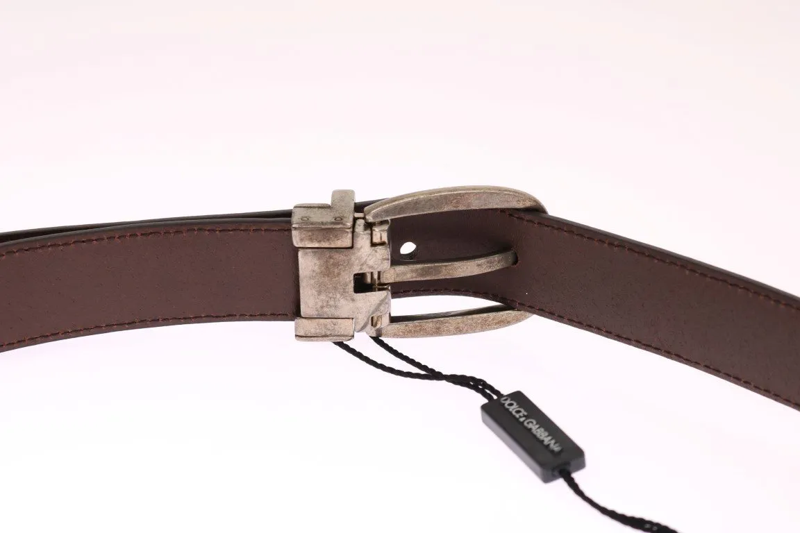 Red Leather Gold Buckle Belt